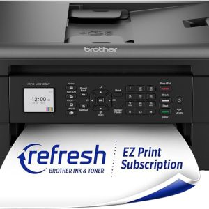 Brother MFC-J1012DW Wireless Colour Inkjet All-in-One Printer with Mobile Device and Duplex Printing, for Home Office and Personal Use, Refresh Subscription Ready