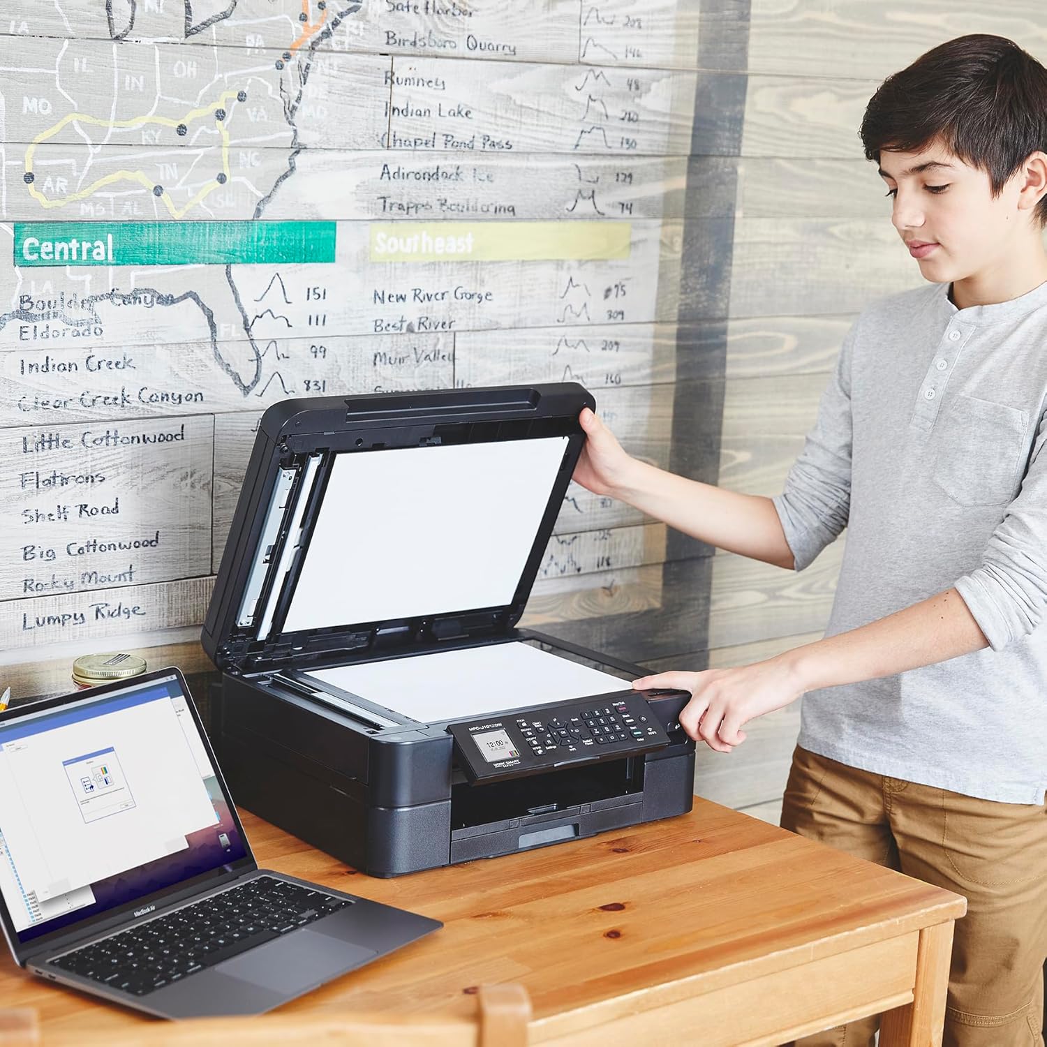 Brother MFC-J1012DW Wireless Colour Inkjet All-in-One Printer with Mobile Device and Duplex Printing, for Home Office and Personal Use, Refresh Subscription Ready - Image 2